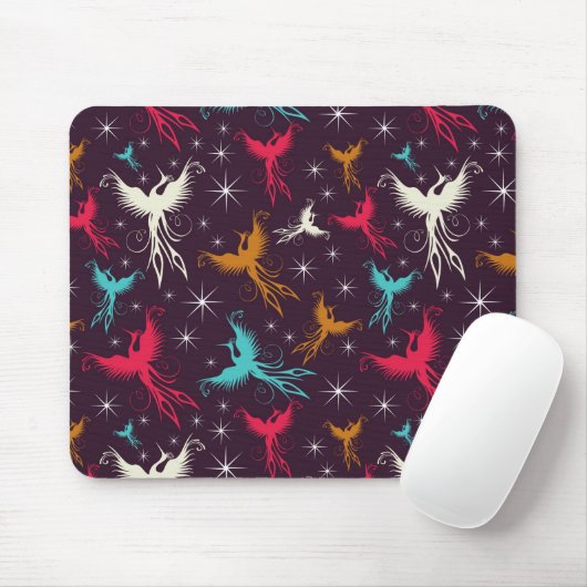 Phoenix-Vogel-Zahl Muster Mousepad (Mit Mouse)