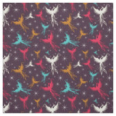 Phoenix-Vogel-Zahl Muster Stoff (Muster)