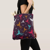 Phoenix-Vogel-Zahl Muster Tasche (Von Nahem)