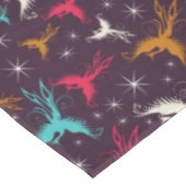 Phoenix-Vogel-Zahl Muster Tischdecke (Schrägansicht)
