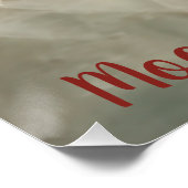 Phoenix-Vogelbaby schläft auf dem Mond Poster (Ecke)