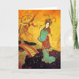 Phoenix von Edmund Dulac Dankeskarte