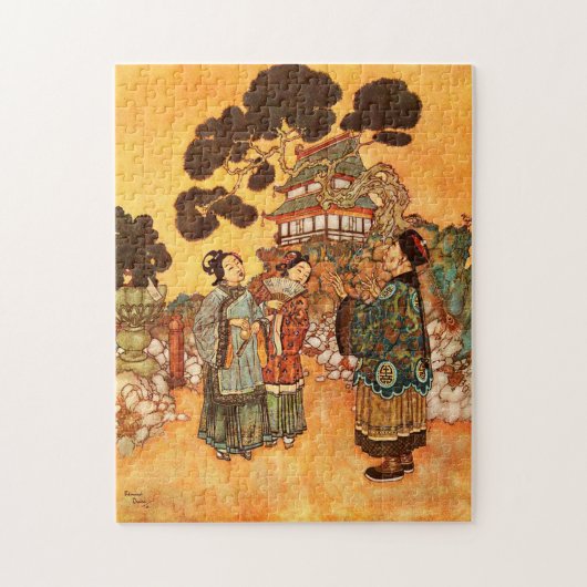 Phoenix von Edmund Dulac Puzzle (Vertikal)