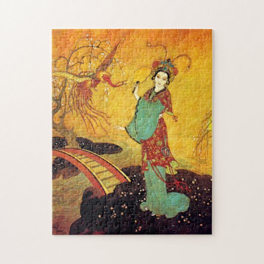 Phoenix von Edmund Dulac Puzzle (Vertikal)