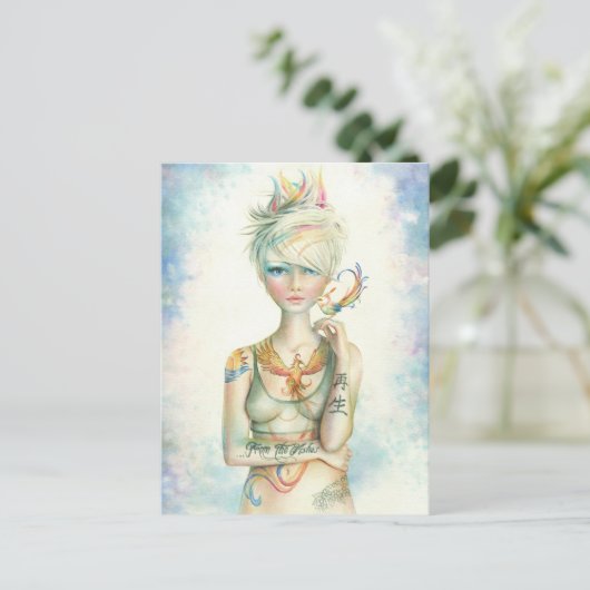 "Phoenix" von Schotte Howden Postkarte (Stehend Vorderseite)