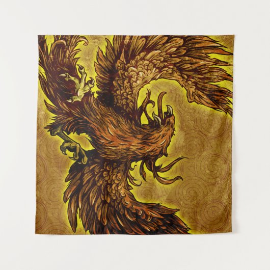 Phoenix Wandteppich (Vorderseite (Horizontal))