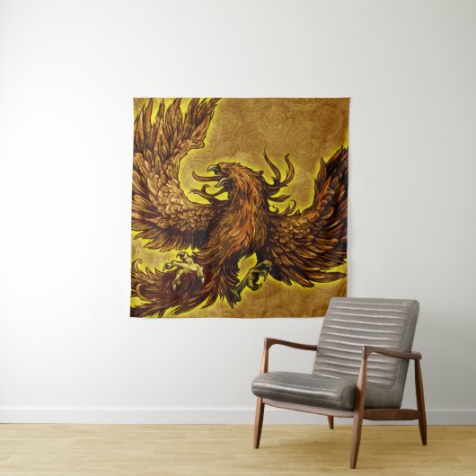 Phoenix Wandteppich (Beispiel)