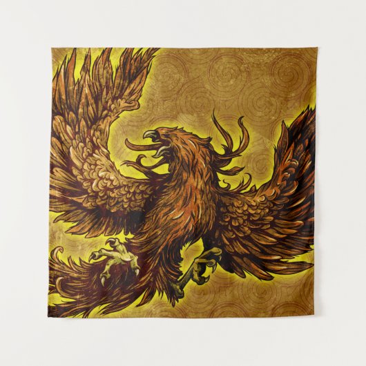 Phoenix Wandteppich (Vorderseite)