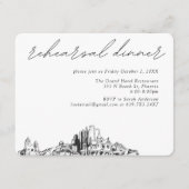 Phoenix Wedding Elegante Probe Dinner Begleitkarte (Vorderseite)