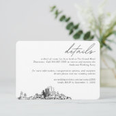 Phoenix Wedding Hotel Zimmerblockdetails Begleitkarte (Stehend Vorderseite)