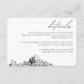 Phoenix Wedding Hotel Zimmerblockdetails Begleitkarte (Vorderseite)