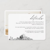 Phoenix Wedding Hotel Zimmerblockdetails Begleitkarte (Vorne/Hinten)