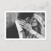 Phoenix Wedding Minimalistisch Sketch UAWG Begleitkarte (Rückseite)