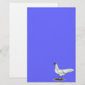 Phoenix: Weißer Hen Briefpapier (Vorne/Hinten)