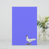 Phoenix: Weißer Hen Briefpapier (Stehend Vorderseite)