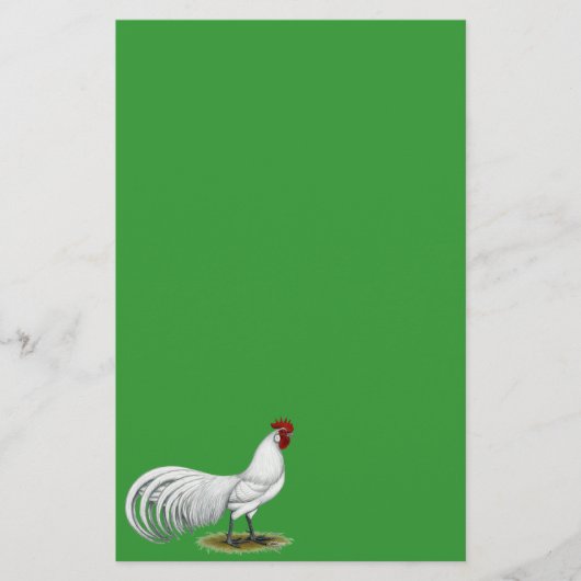 Phoenix: Weißer Rooster Briefpapier (Vorderseite)
