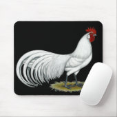 Phoenix: Weißer Rooster Mousepad (Mit Mouse)