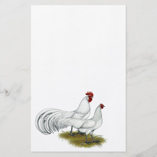 Phoenix: Weißes Paar Briefpapier (Vorderseite)