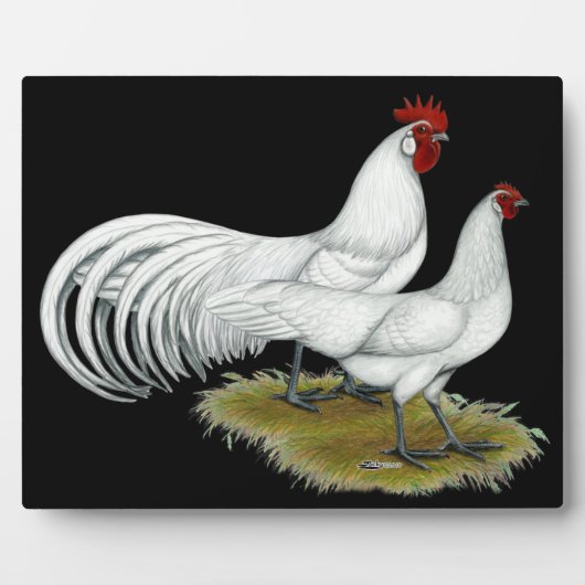 Phoenix: Weißes Paar Fotoplatte (Vorderseite)