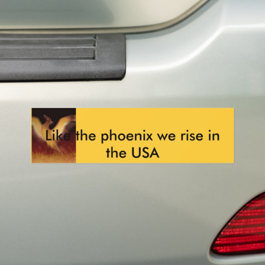Phoenix, wie das Phoenix steigen wir in die USA Autoaufkleber (Auf Auto)