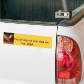 Phoenix, wie das Phoenix steigen wir in die USA Autoaufkleber (Auf Lkw)