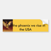 Phoenix, wie das Phoenix steigen wir in die USA Autoaufkleber (Vorne)