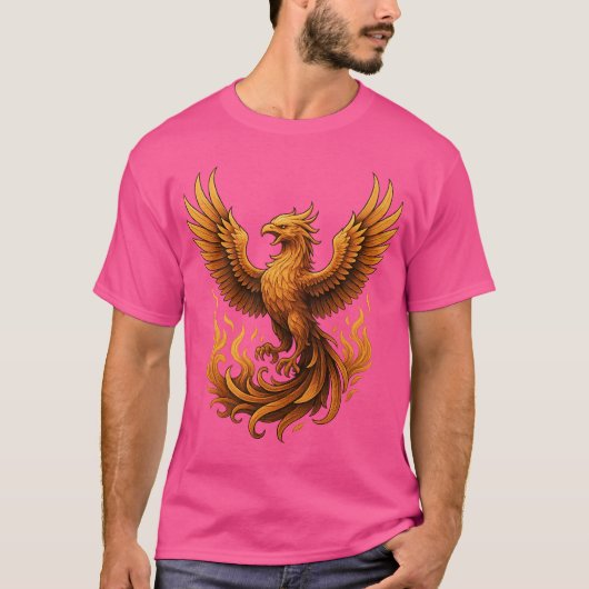Phoenix-Wiederbelebung - Anstieg des Goldes T-Shirt (Vorderseite)