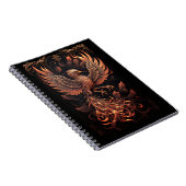 Phoenix-Wiedergabe von Spiral-Foto-Notebook Notizblock (Rechte Seite)