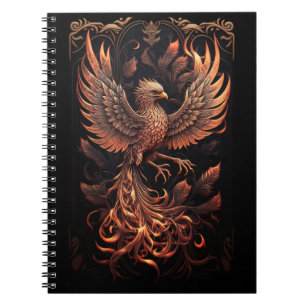Phoenix-Wiedergabe von Spiral-Foto-Notebook Notizblock