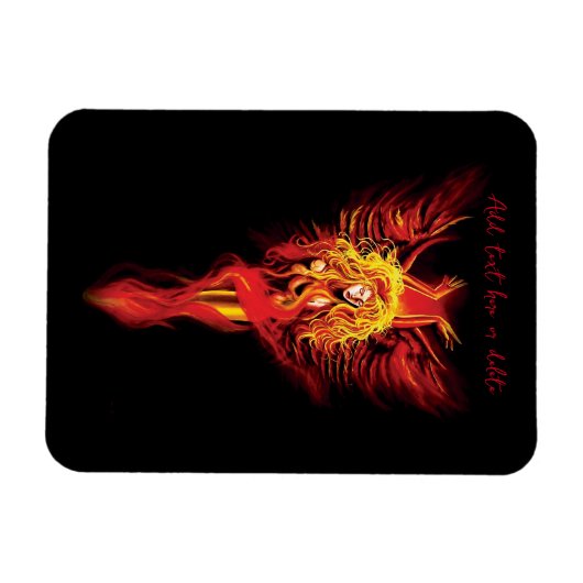 Phoenix Woman Magnet (Horizontal)
