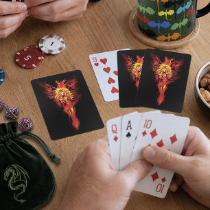 Phoenix Woman Spielkarten