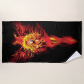 Phoenix Woman Strandtuch (Vorderseite)