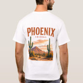 Phoenix Wüsten-Skyline T-Shirt (Rückseite)