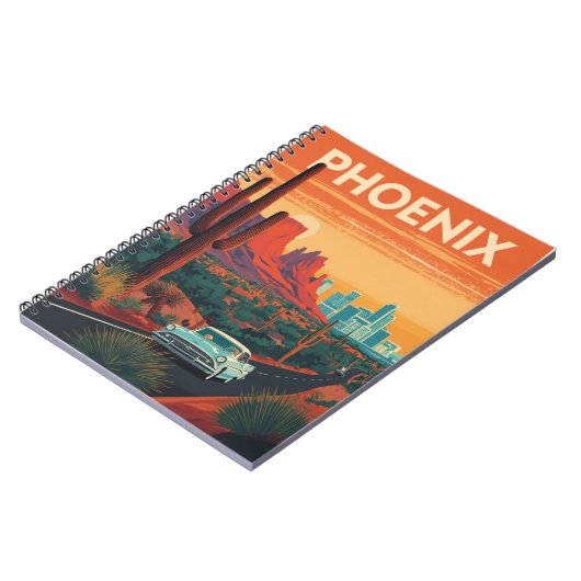 Phoenix Wüstenreise Notizblock (Linke Seite)