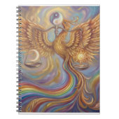 Phoenix Yin Yang Balance Notebook Notizblock (Vorderseite)