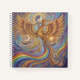 Phoenix Yin Yang Balance Notebook Notizblock