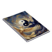 Phoenix Yin Yang Balance Notizbuch Notizblock (Rechte Seite)