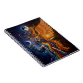 Phoenix Yin Yang Balance Notizbuch Notizblock (Rechte Seite)