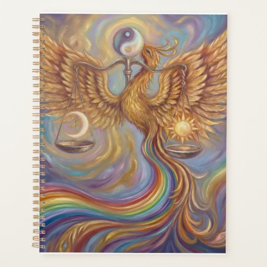 Phoenix Yin Yang Balance Planner Planer (Vorderseite)