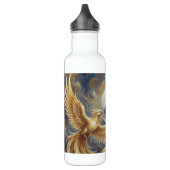 Phoenix yin yang edelstahlflasche (Links)