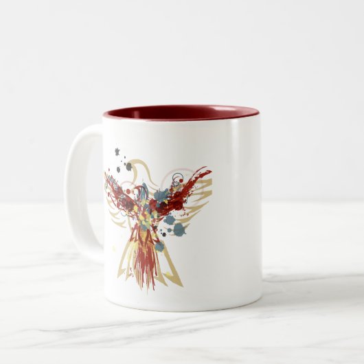 Phoenix Zweifarbige Tasse (Vorderseite Links)