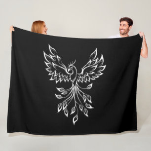 Phoenixanstiege auf schwarz fleecedecke