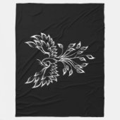 Phoenixanstiege auf schwarz fleecedecke (Vorderseite)