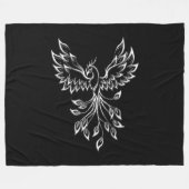 Phoenixanstiege auf schwarz fleecedecke (Vorderseite (Horizontal))