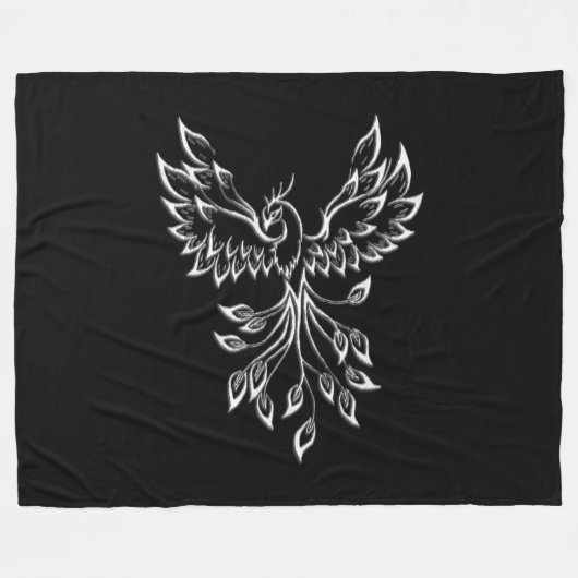 Phoenixanstiege auf schwarz fleecedecke (Vorderseite (Horizontal))