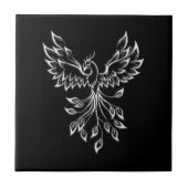 Phoenixanstiege auf schwarz fliese (Vorderseite)