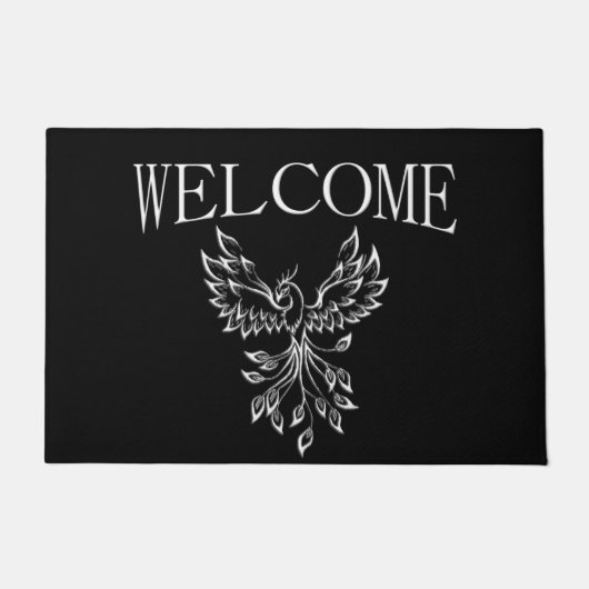 Phoenixanstiege auf schwarz fußmatte (Vorderseite)