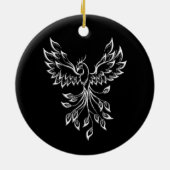Phoenixanstiege auf schwarz keramik ornament (Hinten)