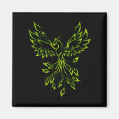 Phoenixanstiege auf schwarz magnet (Vorne)