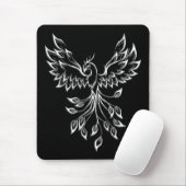 Phoenixanstiege auf schwarz mousepad (Mit Mouse)